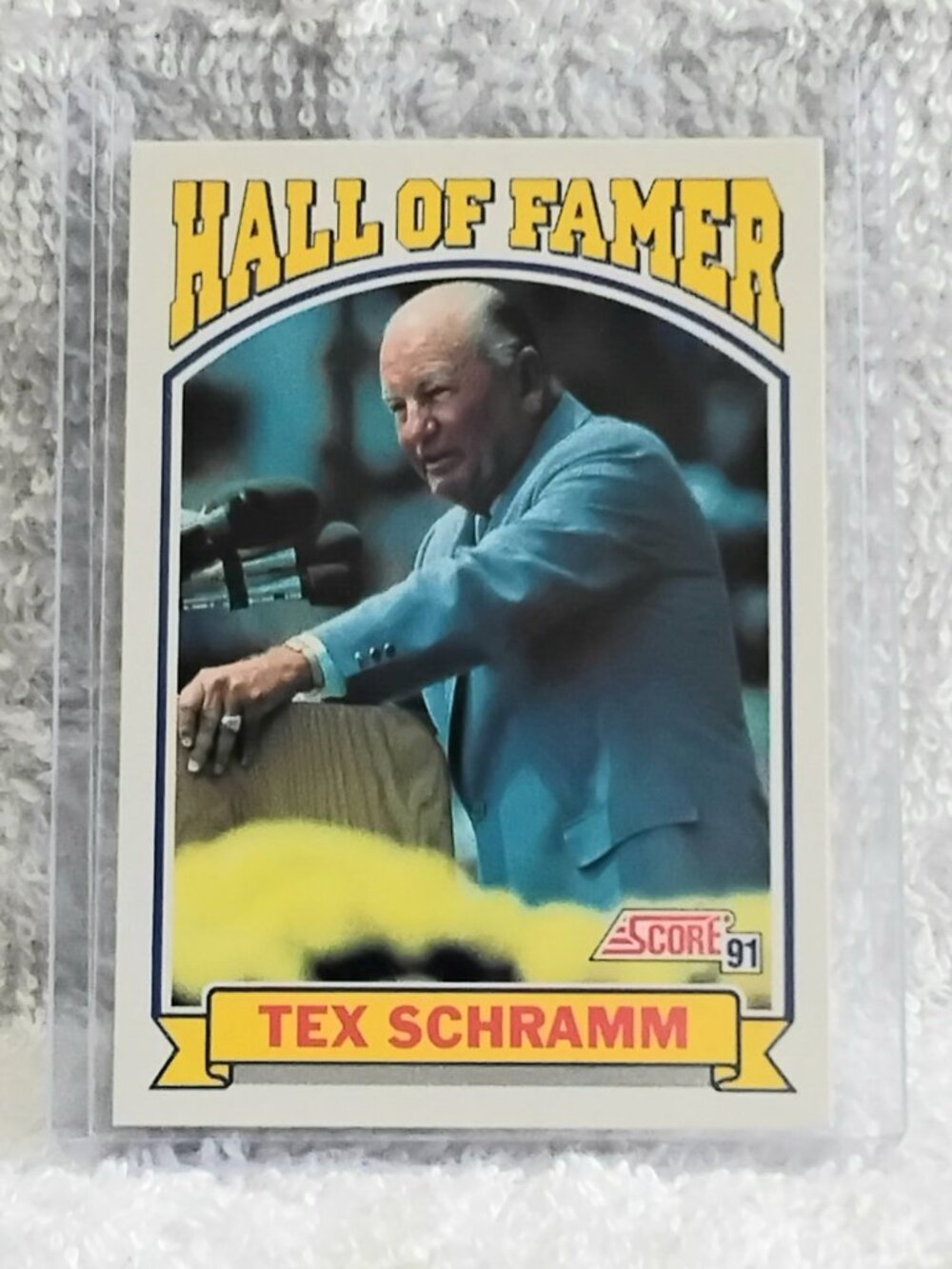 5/$20 Mint 1991 Score Tex Schramm Hall of Famer NFL Card 673!!